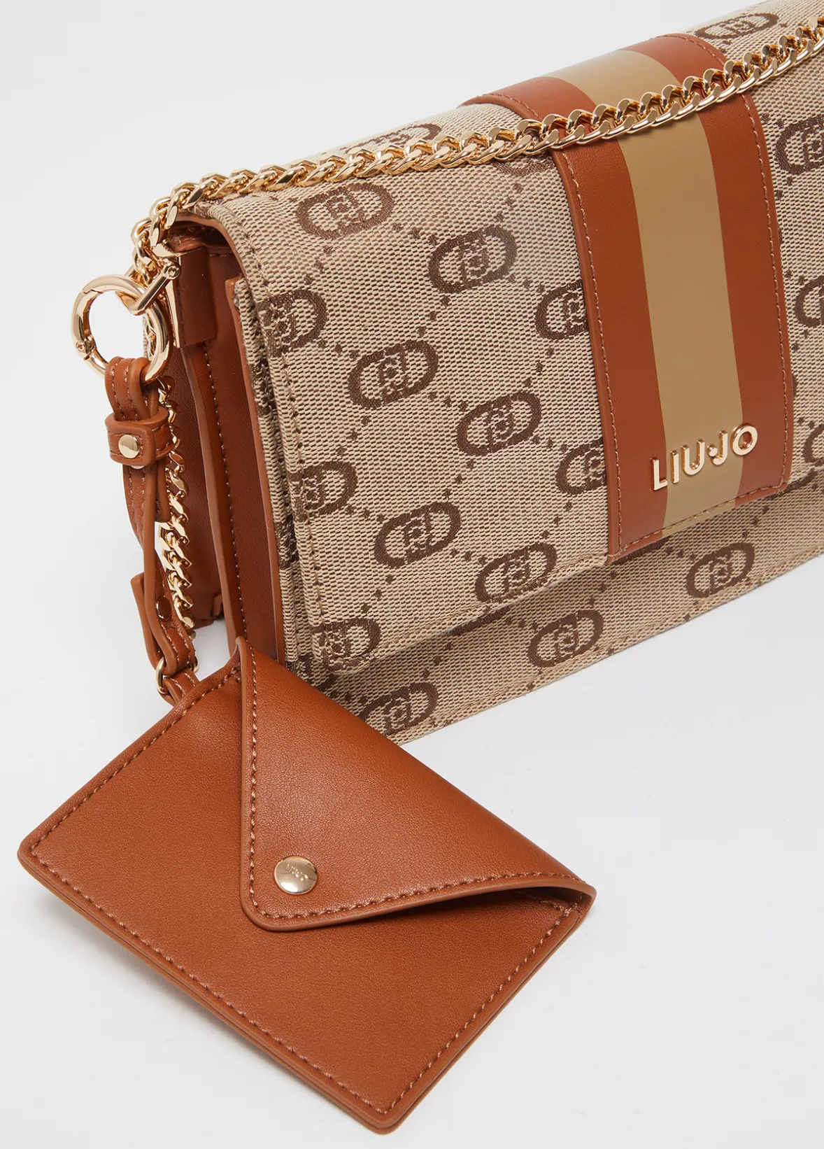 Borsa tracolla piccola jacquard