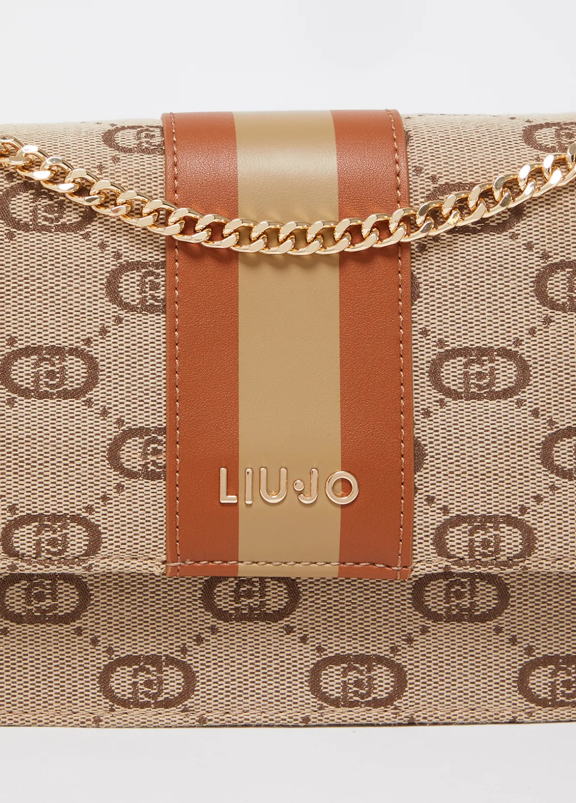 Borsa tracolla piccola jacquard