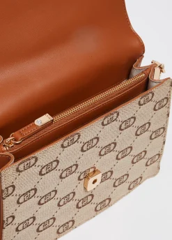 Borsa tracolla piccola jacquard