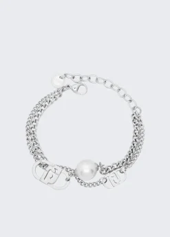 Bracciale multifilo con perla