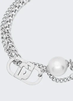Bracciale multifilo con perla