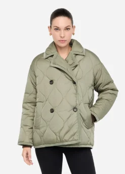 Caban in nylon trapuntato