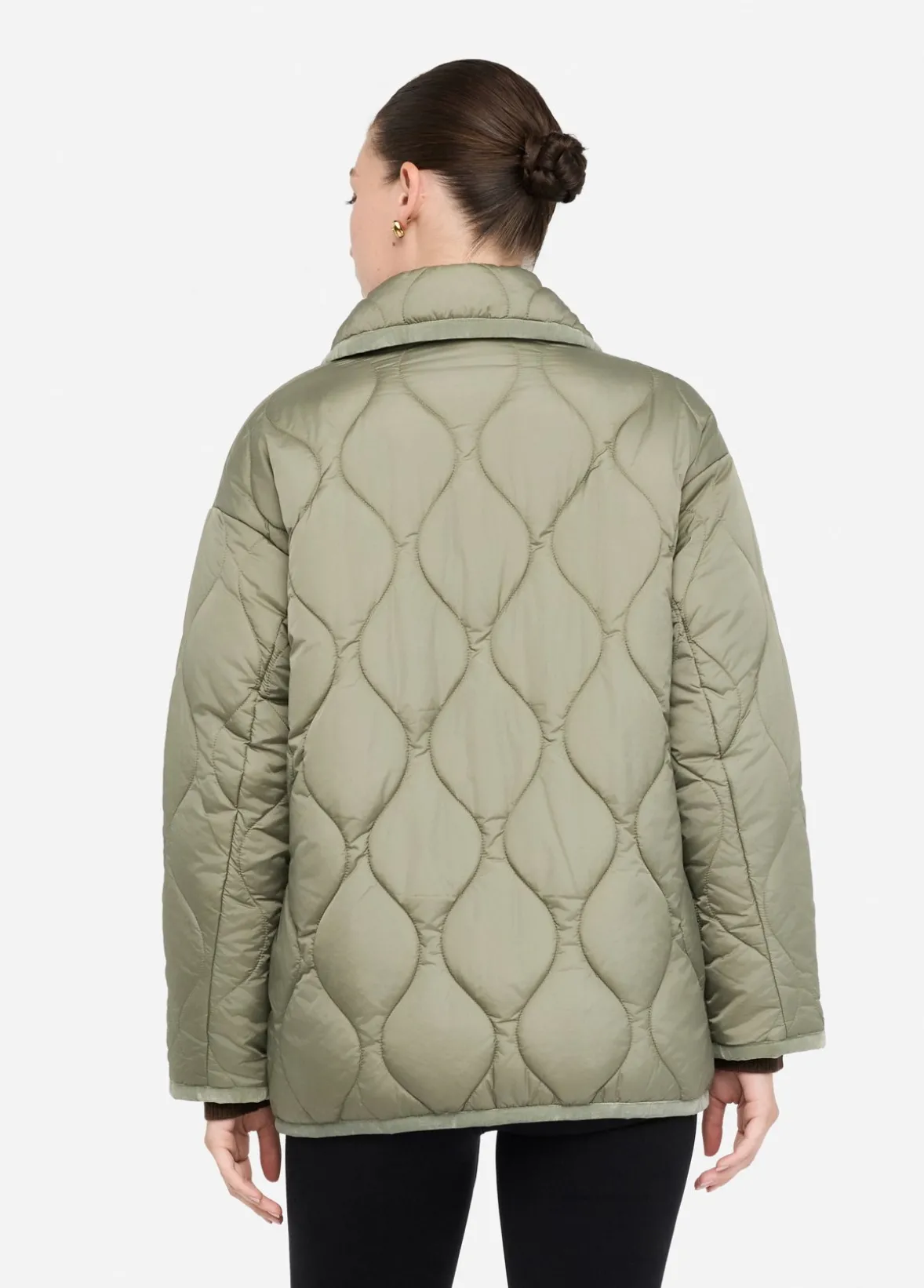 Caban in nylon trapuntato