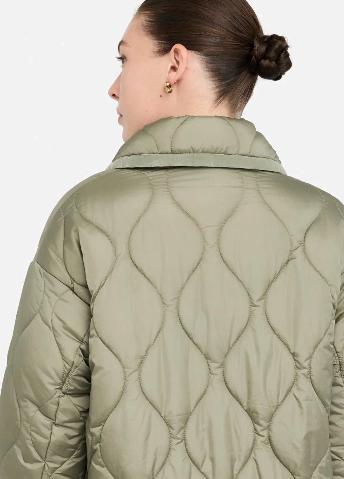 Caban in nylon trapuntato