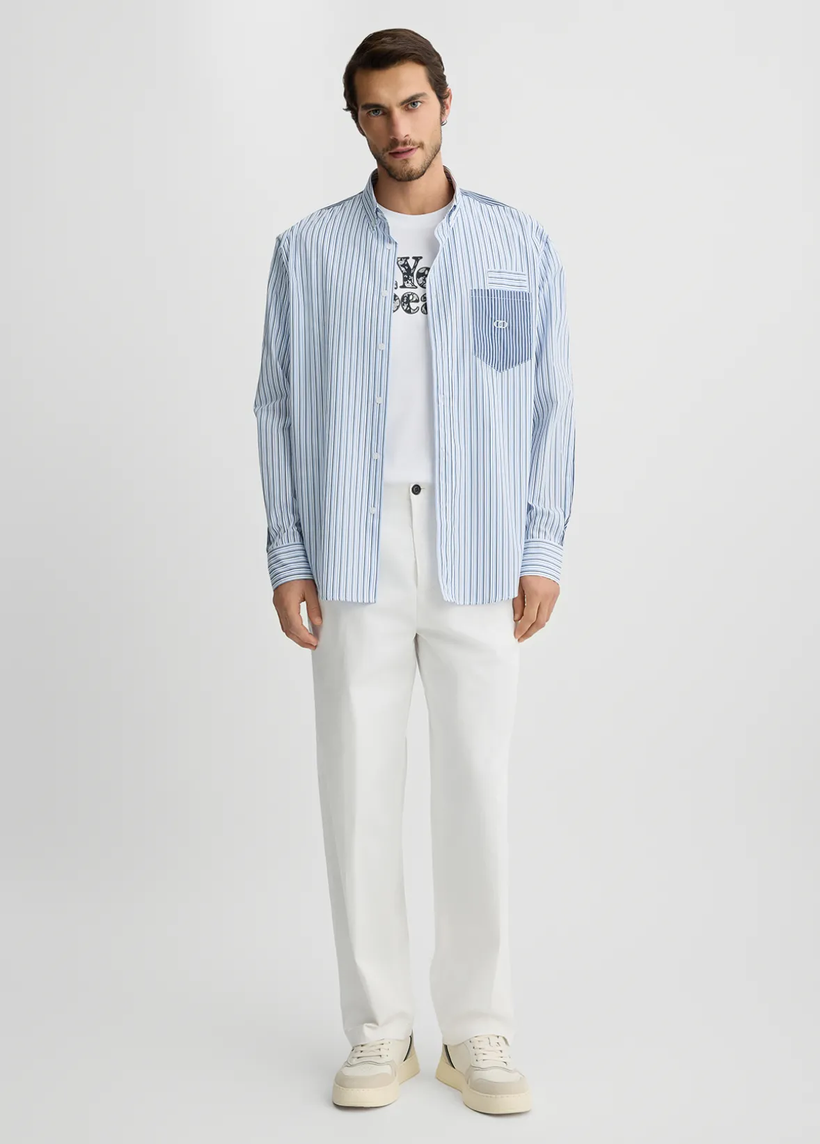 Camicia a righe