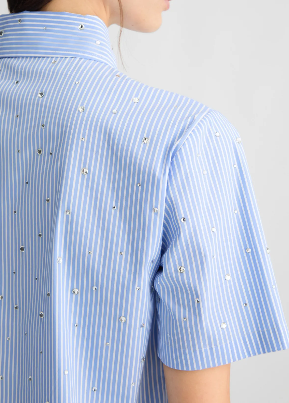Camicia boxy a righe