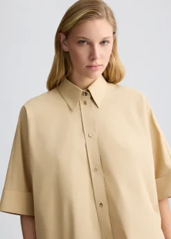 Camicia boxy in cotone