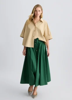 Camicia boxy in cotone