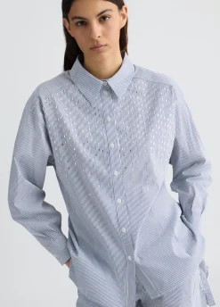 Camicia con applicazioni