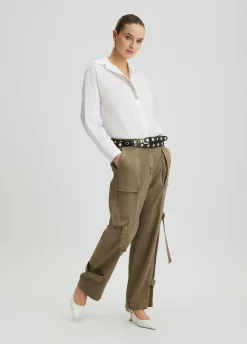 Camicia con dettagli gioiello