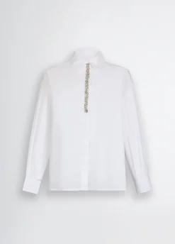 Camicia con dettagli gioiello