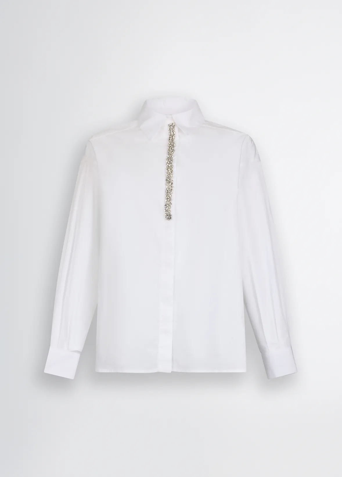 Camicia con dettagli gioiello