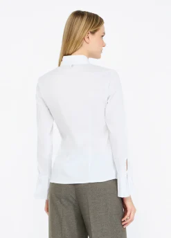 Camicia con dettagli plissé