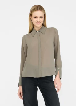 Camicia con perle