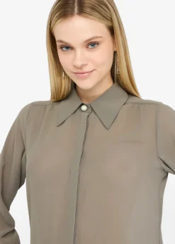 Camicia con perle