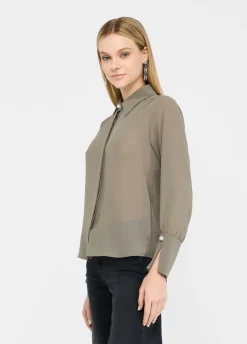 Camicia con perle