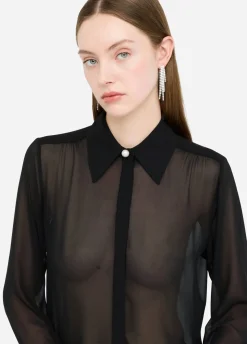 Camicia con perle