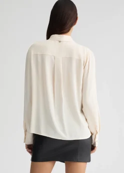 Camicia con pieghe