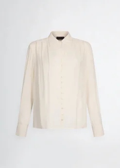 Camicia con pieghe
