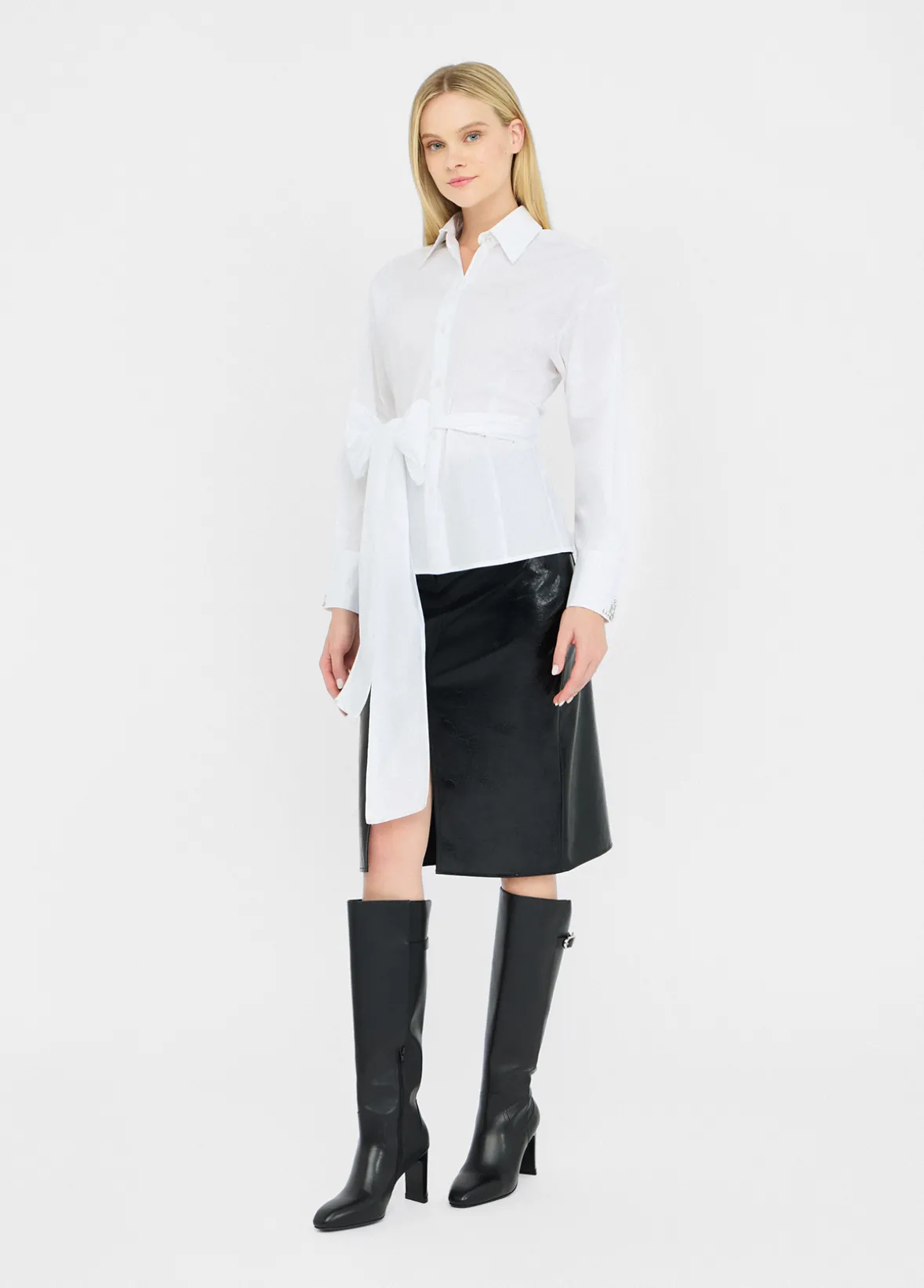 Camicia con ricami gioiello
