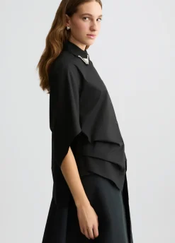 Camicia con ricami gioiello