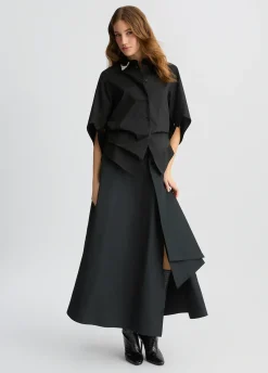 Camicia con ricami gioiello