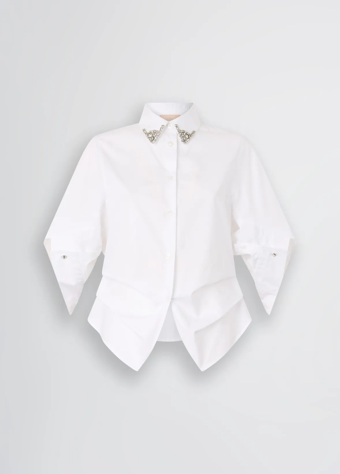 Camicia con ricami gioiello