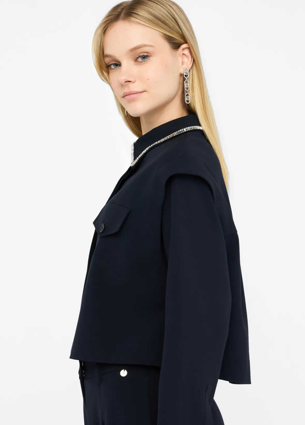 Camicia con strass