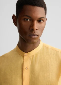 Camicia coreana 100% lino