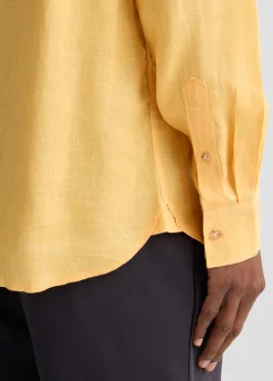 Camicia coreana 100% lino