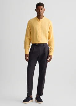 Camicia coreana 100% lino