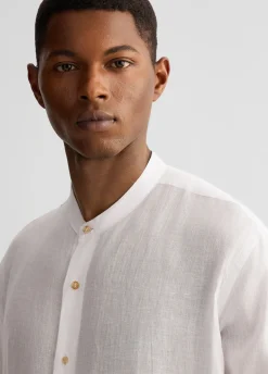 Camicia coreana 100% lino