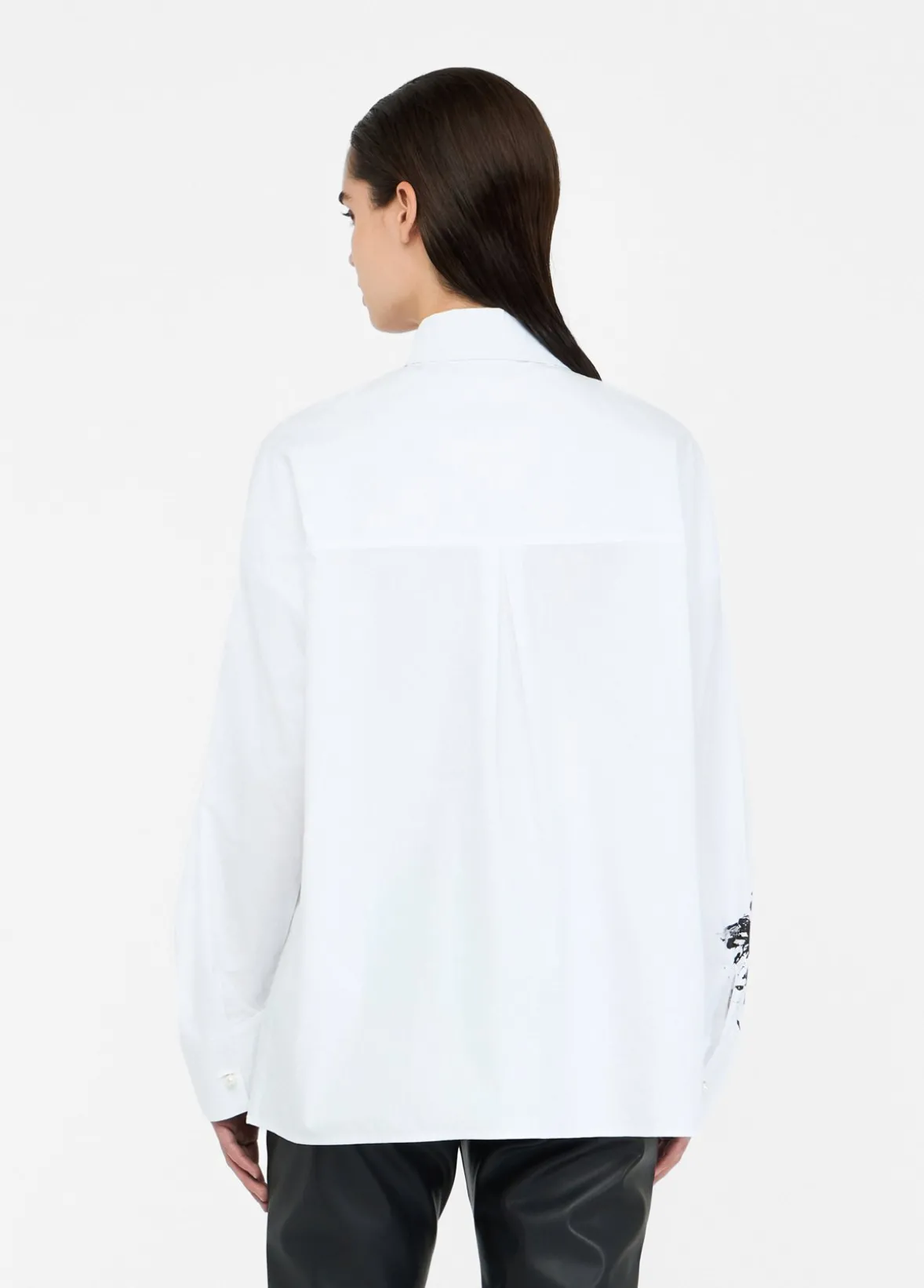 Camicia in cotone con stampa