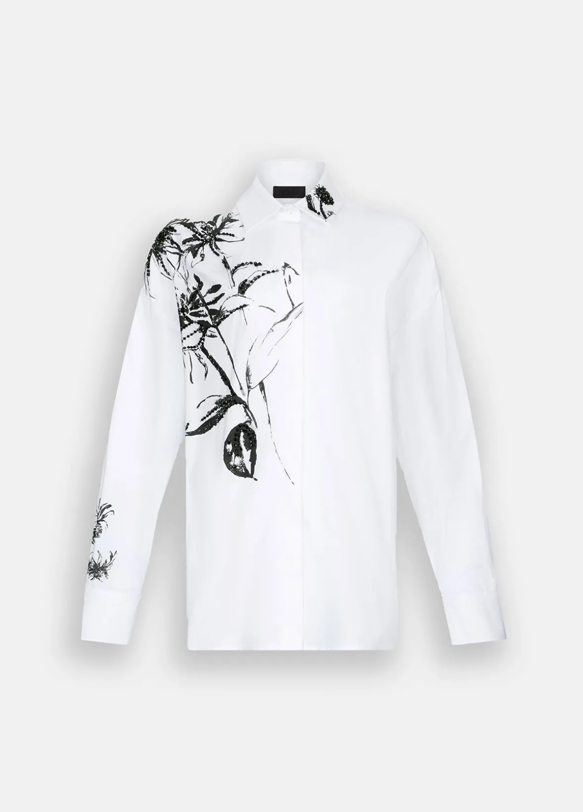 Camicia in cotone con stampa