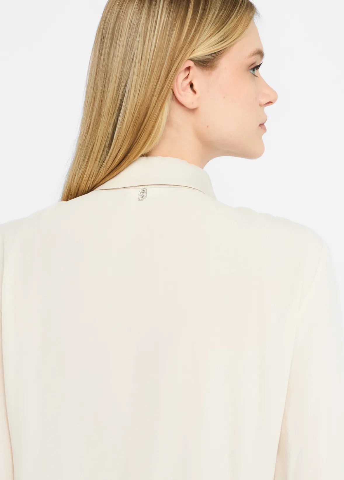 Camicia in crêpe de chine