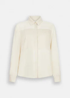 Camicia in crêpe de chine
