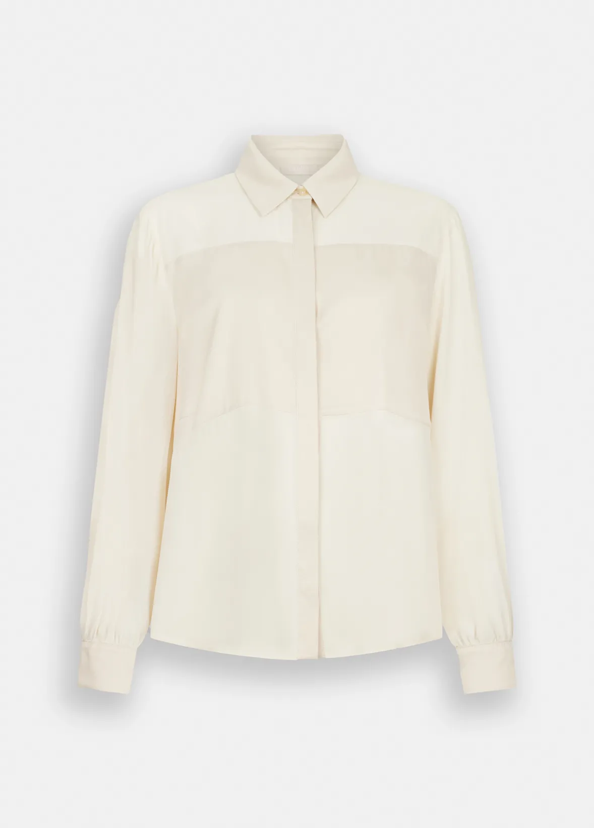 Camicia in crêpe de chine
