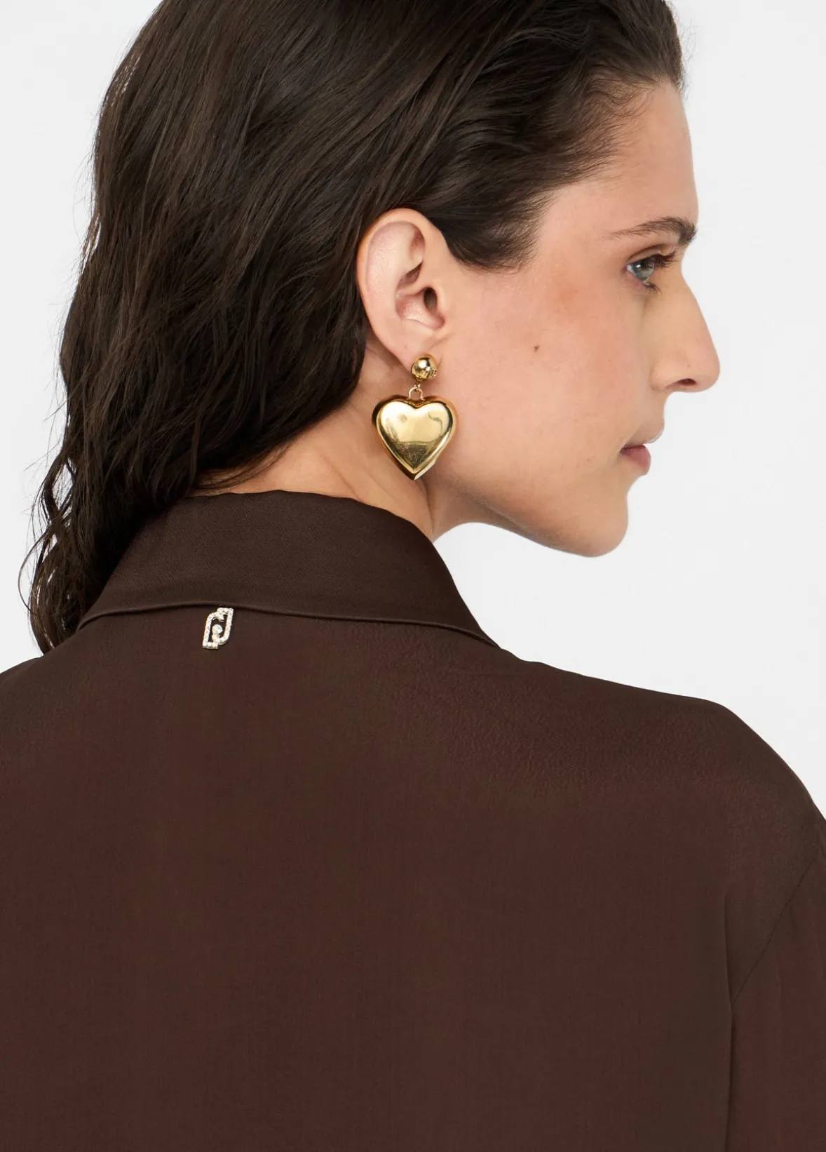 Camicia in crêpe de chine