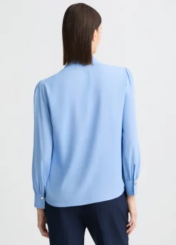 Camicia in crêpe de chine