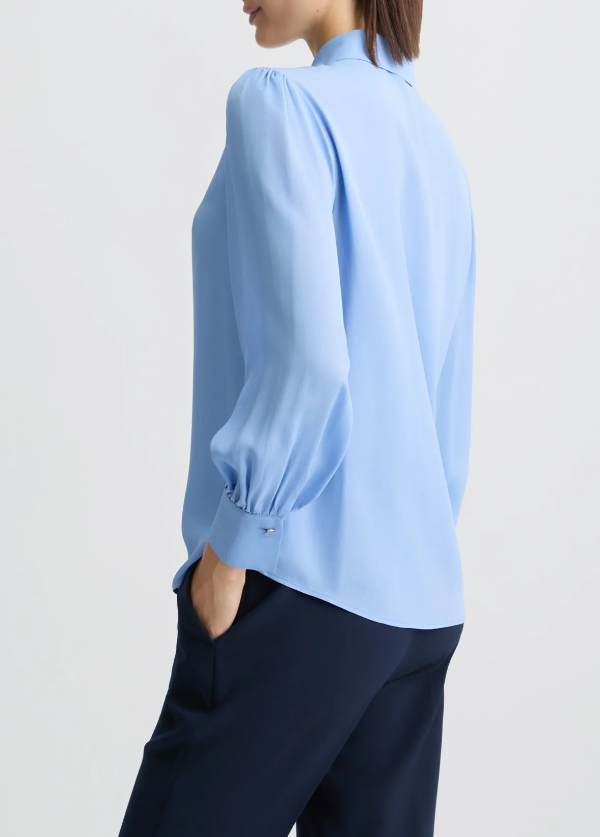 Camicia in crêpe de chine