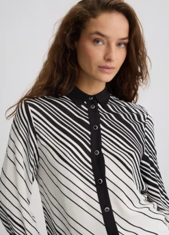 Camicia in crêpe de chine