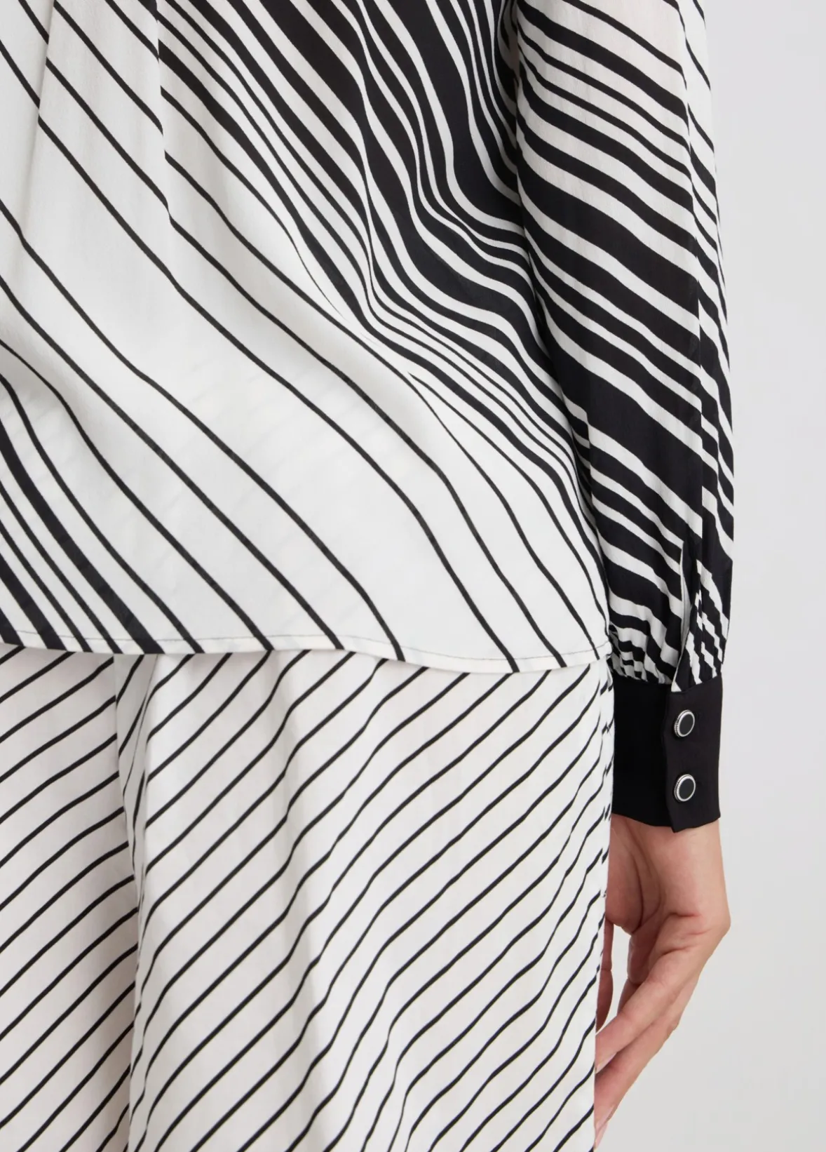 Camicia in crêpe de chine