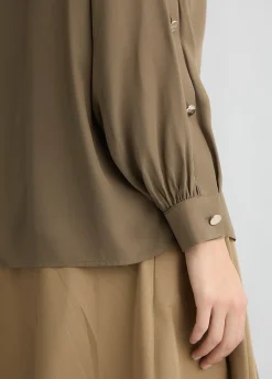 Camicia in crêpe de chine