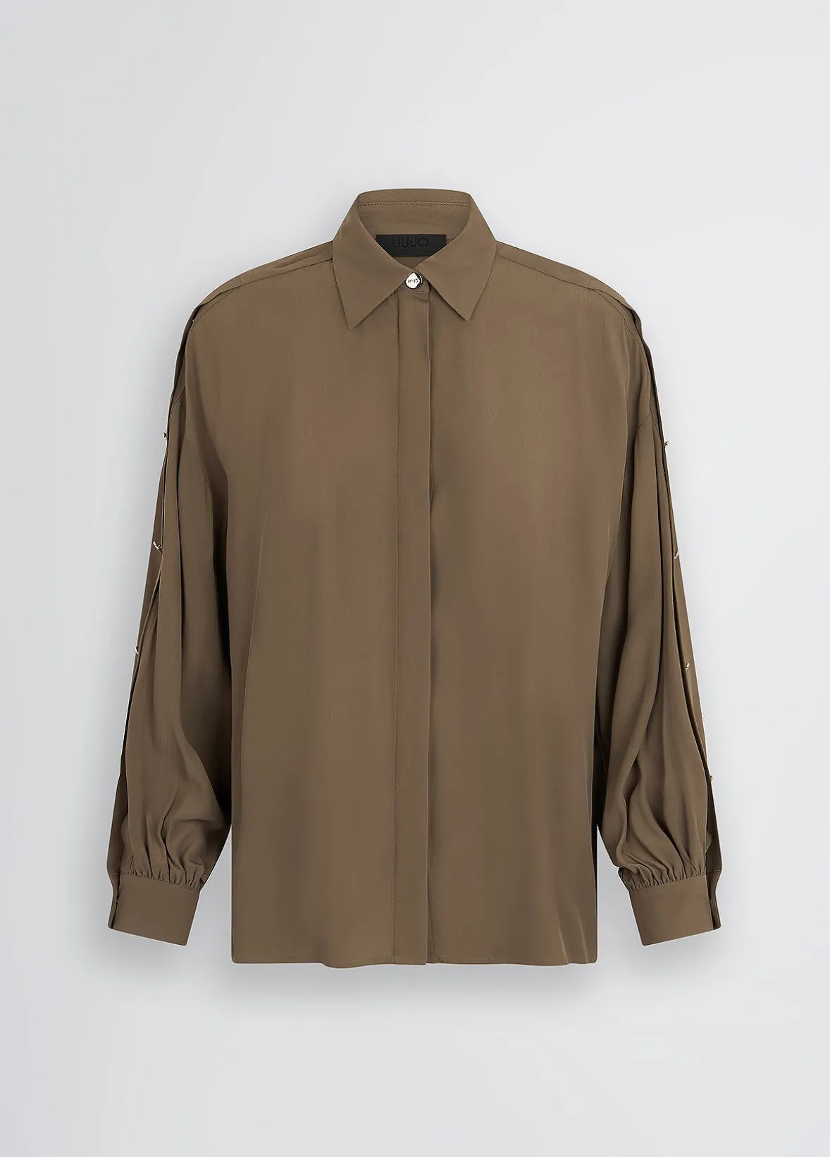 Camicia in crêpe de chine