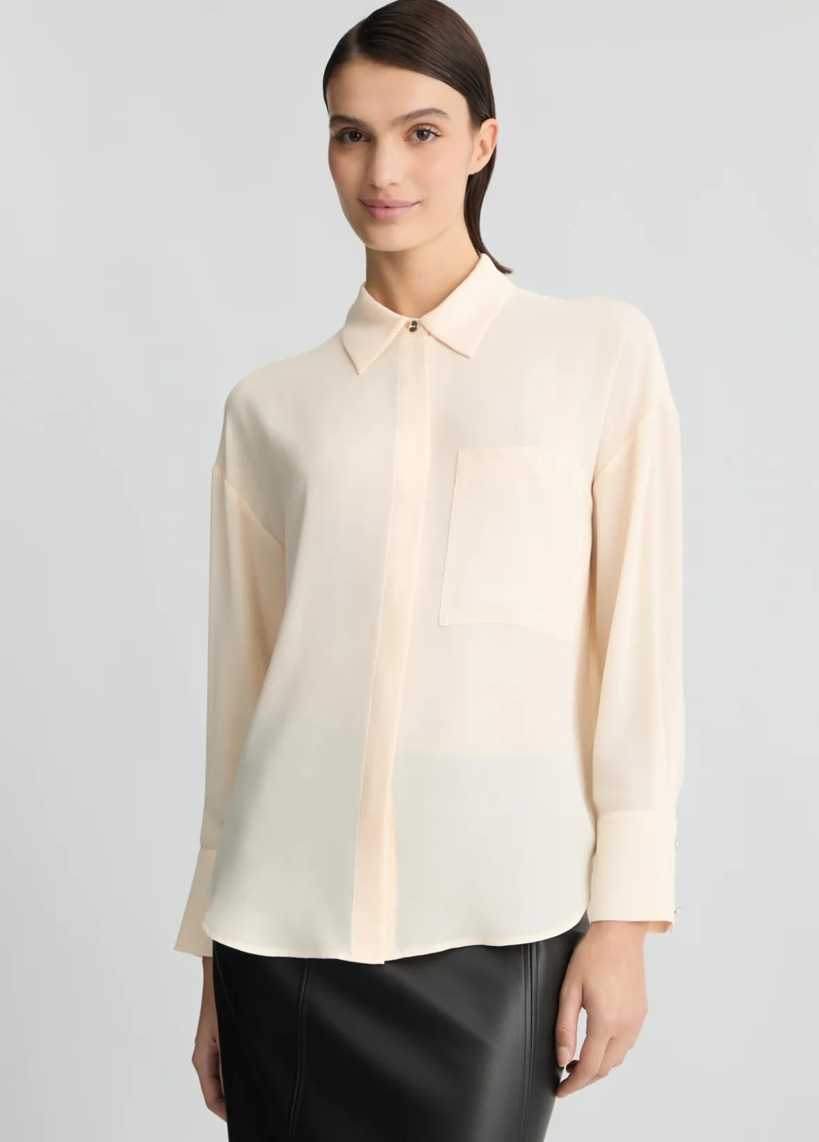 Camicia in georgette