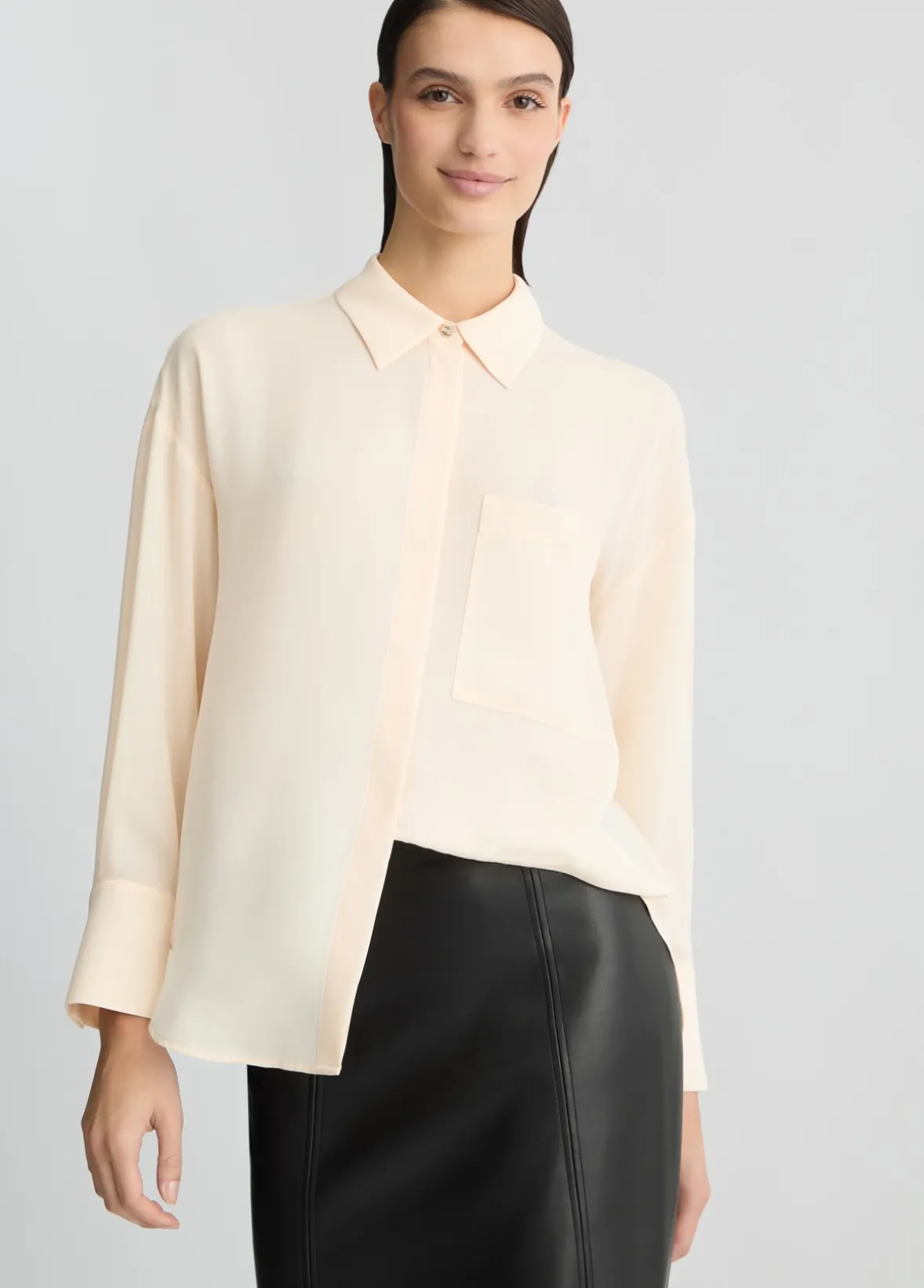 Camicia in georgette