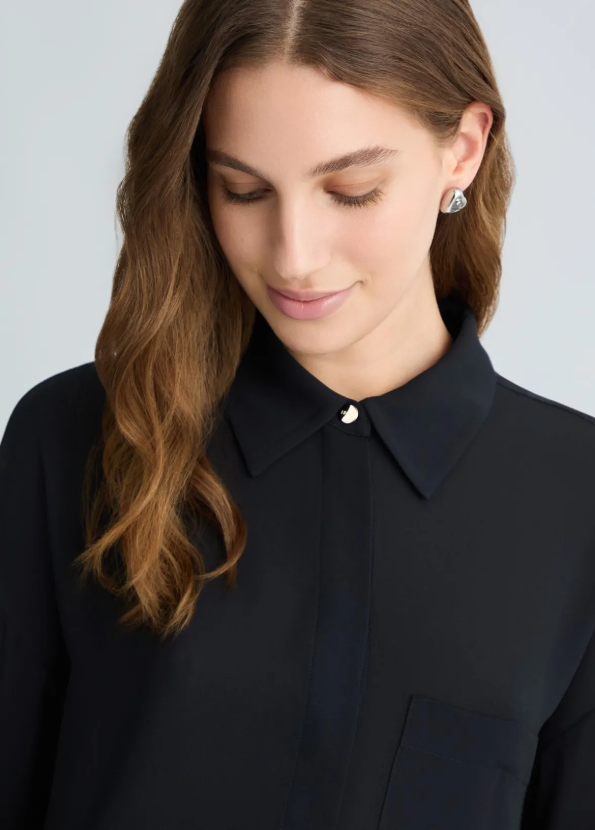 Camicia in georgette