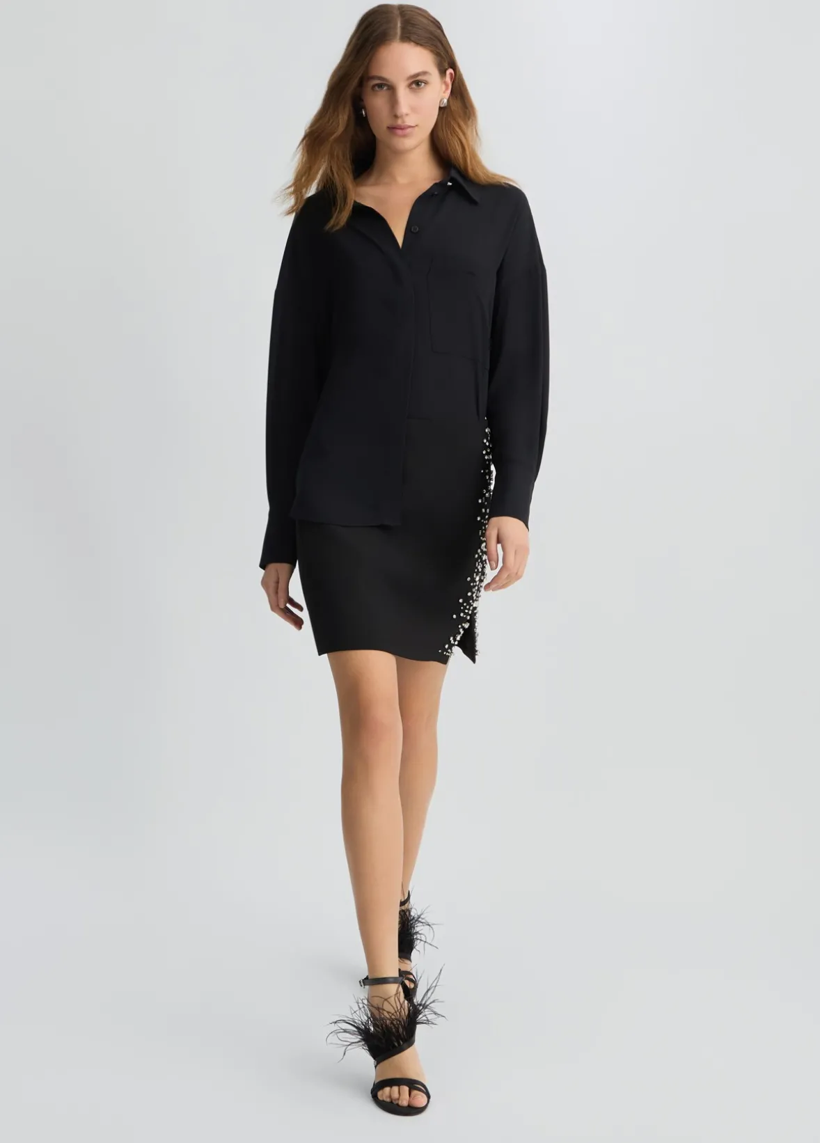Camicia in georgette