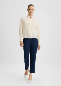 Camicia in georgette con strass