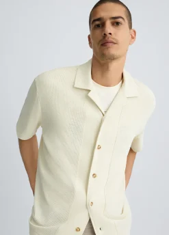 Camicia in jersey traforato